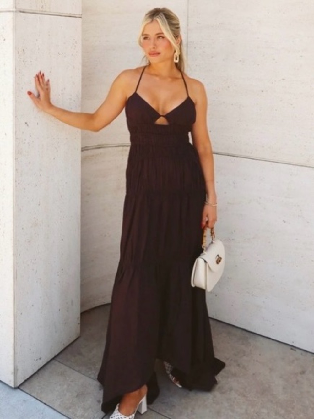 Vici Lovers Spell Tiered Maxi Dress